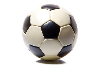 Fototapeta premium soccer ball isolated on white background PNG. GENERATIVE AI