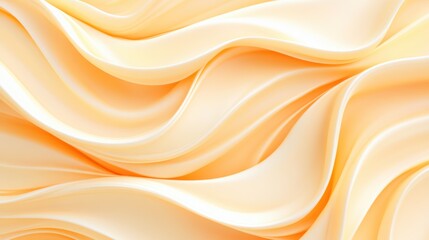 Abstract Pale Yellow Swirling Fabric Texture
