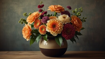 Floral Arrangement in a Vase