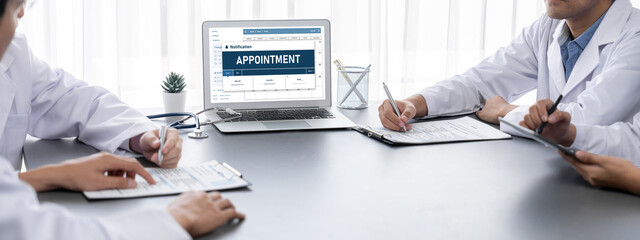 Online applointment booking calendar for brisk regristration on the internet website