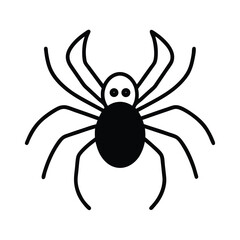 Halloween black widow spider