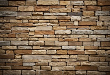 Obraz premium A brick wall with a black background.