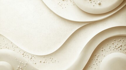 abstract background with soft ecru tones dotted design and eggshell paper texture