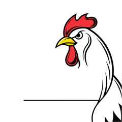 Colourful Rooster Logo Design – Perfect for Agriculture and Culinary Projects.