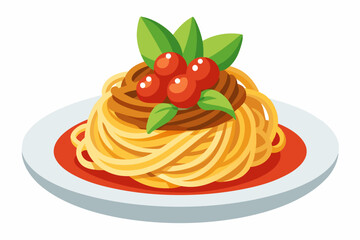 Bolognese Flat Minimalistic Vector Illustration
Watercolor Bowl Of Pasta With Marinara Sauce
Watercolor Pasta Pomodoro Illustration
Hearty Italian Cuisine Vector Illustration
Italian Pasta Noodles Men