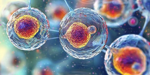 Depiction of Cell-to-Cell Signals and Exchange