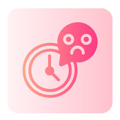clock gradient icon