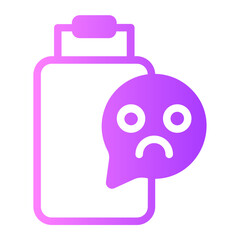 no travelling gradient icon