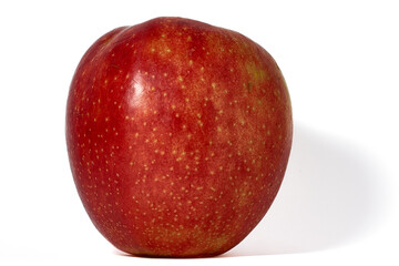 Fresh Red Apple on White Background