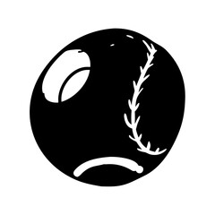 ball icon, ball silhouette vector illustration-Editable Vector Art of ball,ball vector