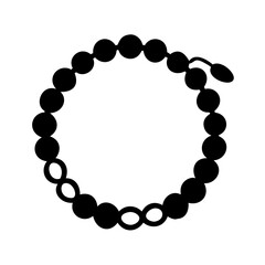 bracelet icon, bracelet silhouette vector illustration-Editable Vector Art of bracelet,bracelet vector