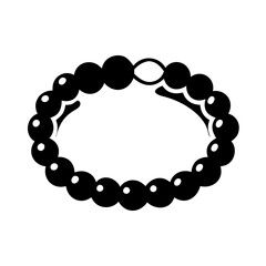 bracelet icon, bracelet silhouette vector illustration-Editable Vector Art of bracelet,bracelet vector