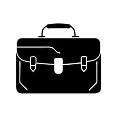 briefcase icon, briefcase silhouette vector illustration-Editable Vector Art of briefcase,briefcase vector