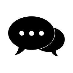 comment icon, comment silhouette vector illustration-Editable Vector Art of comment,comment vector