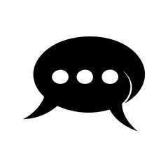 comment icon, comment silhouette vector illustration-Editable Vector Art of comment,comment vector