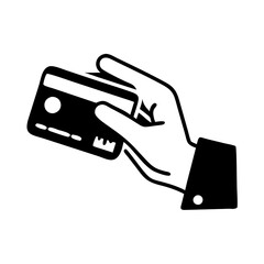 credit card icon, credit card silhouette vector illustration-Editable Vector Art of credit card,credit card vector