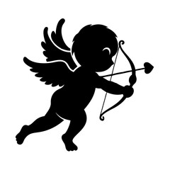 Fototapeta premium cupid arrow icon, cupid arrow silhouette vector illustration-Editable Vector Art of cupid arrow,cupid arrow vector