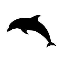dolphin icon, dolphin silhouette vector illustration-Editable Vector Art of dolphin,dolphin vector