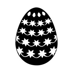 easter egg icon, easter egg silhouette vector illustration-Editable Vector Art of easter egg,easter egg vector