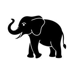 elephant icon, elephant silhouette vector illustration-Editable Vector Art of elephant,elephant vector