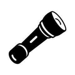 flashlight icon, flashlight silhouette vector illustration-Editable Vector Art of flashlight,flashlight vector