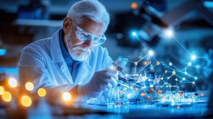 Senior Scientist Conducts Advanced Molecular Research