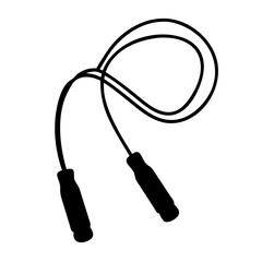 jump rope icon, jump rope silhouette vector illustration-Editable Vector Art of jump rope,jump rope vector