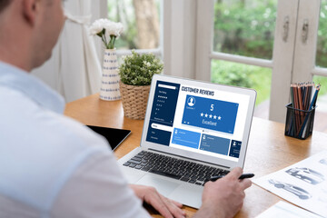 Customer experience and review analysis by brisk computer software for corporate business