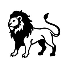 lion icon, lion silhouette vector illustration-Editable Vector Art of lion,lion vector