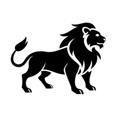 lion icon, lion silhouette vector illustration-Editable Vector Art of lion,lion vector