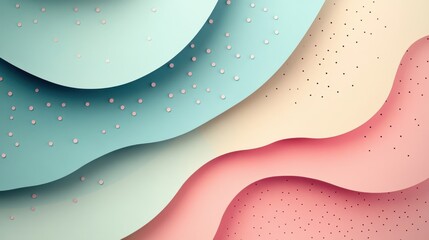 abstract background with soft ecru tones dotted design and eggshell paper texture
