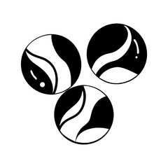 marbles icon, marbles silhouette vector illustration-Editable Vector Art of marbles,marbles vector