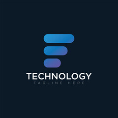 Tachnology logo, tagline here, vector logo