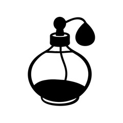 perfume bottle icon, perfume bottle silhouette vector illustration-Editable Vector Art of perfume bottle,perfume bottle vector