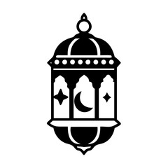 ramadan lantern icon, ramadan lantern silhouette vector illustration-Editable Vector Art of ramadan lantern,ramadan lantern vector