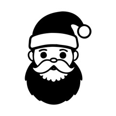 santa claus icon, santa claus silhouette vector illustration-Editable Vector Art of santa claus,santa claus vector