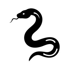 snake icon, snake silhouette vector illustration-Editable Vector Art of snake,snake vector