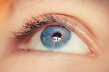 Obraz premium Macro Human Eye Close-Up