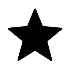 star icon, star silhouette vector illustration-Editable Vector Art of star,star vector