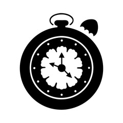 timer icon, timer silhouette vector illustration-Editable Vector Art of timer,timer vector