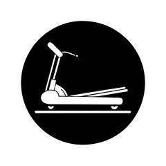 treadmill icon, treadmill silhouette vector illustration-Editable Vector Art of treadmill,treadmill vector