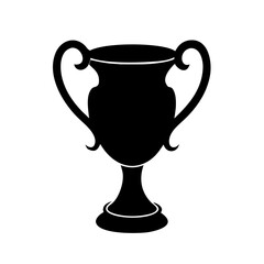 trophy icon, trophy silhouette vector illustration-Editable Vector Art of trophy,trophy vector