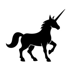 unicorn icon, unicorn silhouette vector illustration-Editable Vector Art of unicorn,unicorn vector