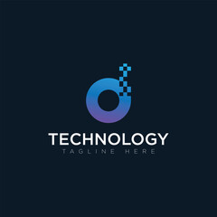 Tachnology logo, tagline here, vector logo