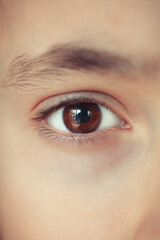 Obraz premium Macro Human Eye Close-Up