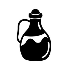 water flask icon, water flask silhouette vector illustration-Editable Vector Art of water flask,water flask vector