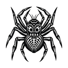 Halloween scorpion isolated on white background