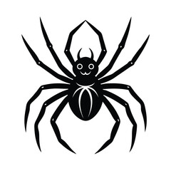 Halloween spider on a white background