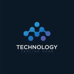 Tachnology logo, tagline here, vector logo