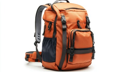 Versatile daypack with spacious compartments, perfect for short trips and daily use, isolate on white background